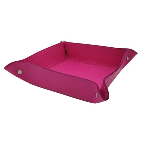 3tlg. Set Taschenleerer Magenta Echtlederbezug Handarbeit - SV010-3TLG MAGENTA - Bild 5 von 7