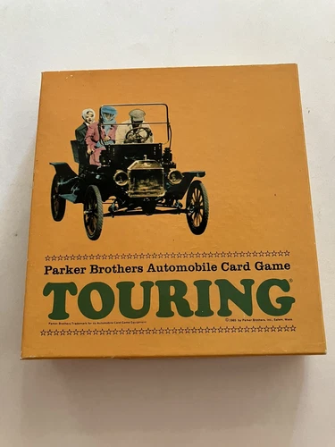 Vintage TOURING Card Game, 1965, Parker Brothers Board Game