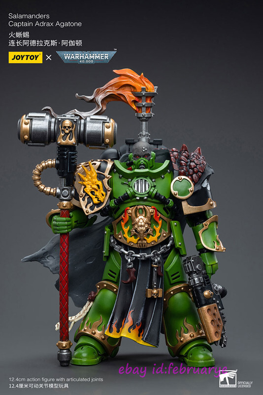 Joytoy 1/18 WARHAMMER40 Salamanders Captain Adrax Agatone Action