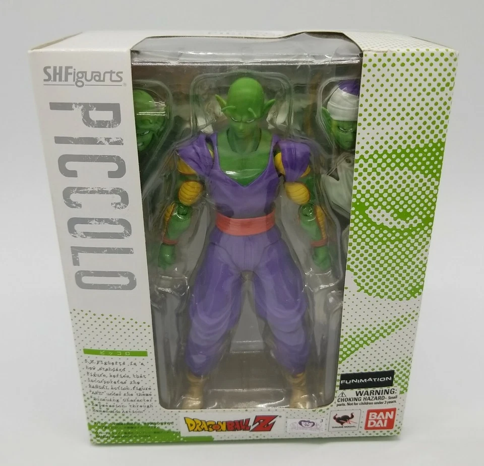 万代 S.H. Figuarts Piccolo 龙珠 Z 可动人偶全新带盒带盒磨损 — 第 2/4 张图片