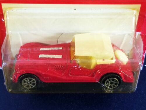 Majorette Morgan Plus 8 / #261 / Rare Red w/ White Top / Made in France