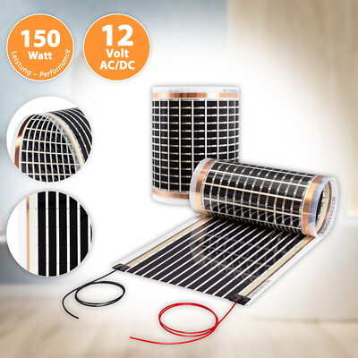 Infrarrojo Lámina de Calefacción Suelo Radiante Eléctrico 12V bajo