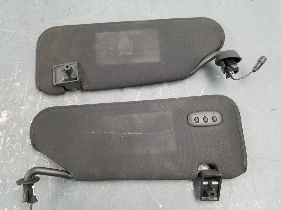 2010 Chevy Corvette C6 Grand Sport Sun Visors #4361 Y5 - Image 4 of 4