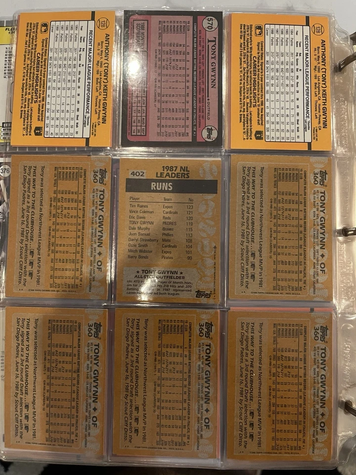 Tony Gwynn 27 Card Collection! - Image 4 of 4