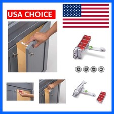 Adhesive Cabinet Latch, 12 Piece, One Size