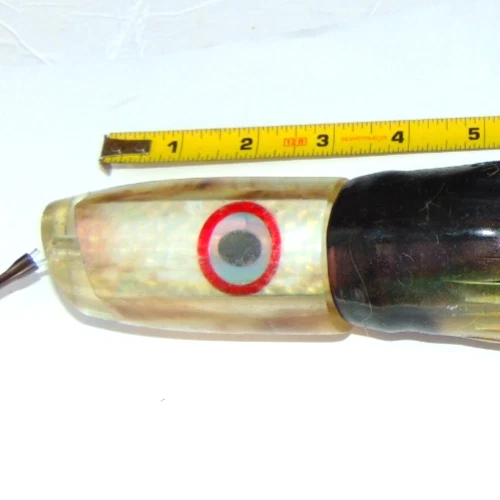 Vintage Black Bart 99 HAND SIGNED Fishing Lure Trolling Tuna Marlin Mahi Slant - Image 3 of 4