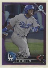2016 Bowman Chrome Prospects Purple Refractor 49/250 Willie Calhoun #BCP169 6u5