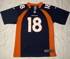 NIKE On Field Peyton Manning Broncos NFL Football Jersey Youth LARGE 14/16