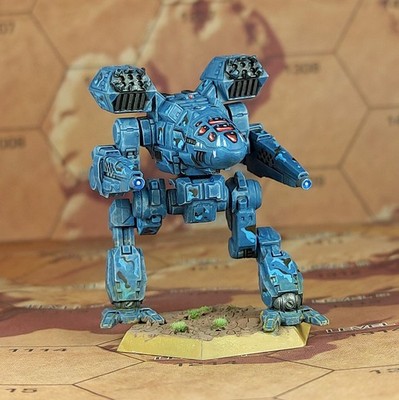 Timber 4P mecha (1 model) by Sir Mortimer Bombito. 6mm, 1/285 scale print