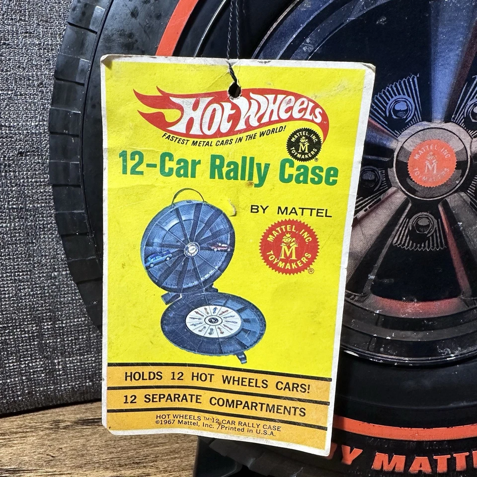 Estuche original Mattel Redlines Hot Wheels Rally 1967 completo con etiqueta 1967 - excelente estado Foto 4 de 4