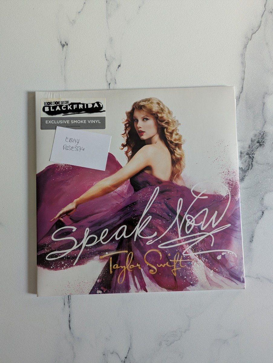 Taylor Swift Speak Now RSD Black Friday 2018 Smoke Vinyl New