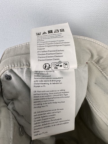 Blue de Genes PO10910 White Made in Italy Repi Calibrone Tapered Jeans Gr. 30/32 - Bild 21 von 21