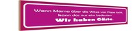 Holzschild 10X46 Cm Wenn Mama Papa Lacht Haben GäSte Spruch Zitat Deko Geschenk