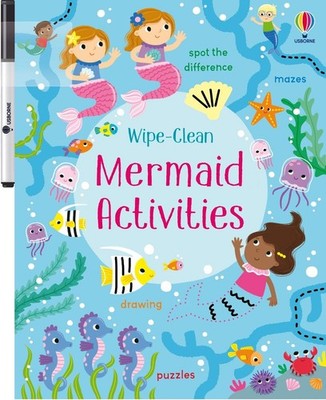 Wipe-Clean Mermaid Activities by Kirsteen Robson (English) Paperback Book