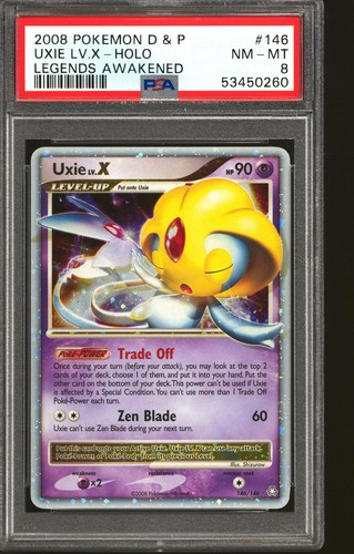 Uxie LV.X graded PSA 8 for sale on eBay