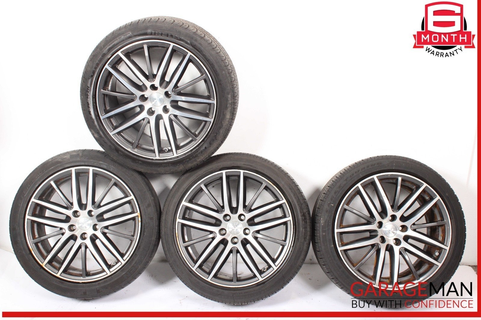 14-21 Maserati Ghibli Complete Wheel Tire Rim Set of 4 Pc R19 19" OEM