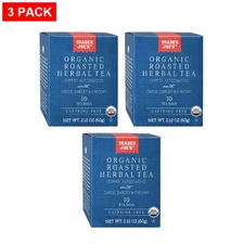 Trader Joe’s Organic Roasted Herbal Tea 10 Bag - Pack of 3