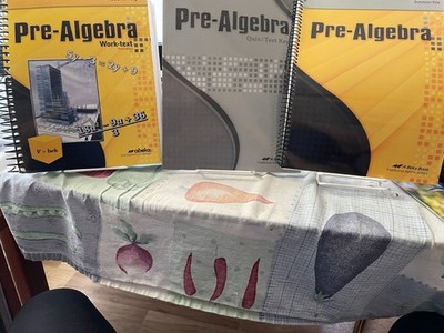 ABeka Pre-Algebra Teacher Set: Teacher Key, Solution Key, Test Key (Third Ed)