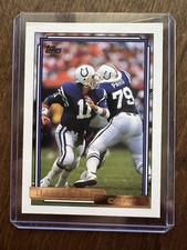 1992 Topps Football #678 Jeff George  Gold Parallel NM-Mint