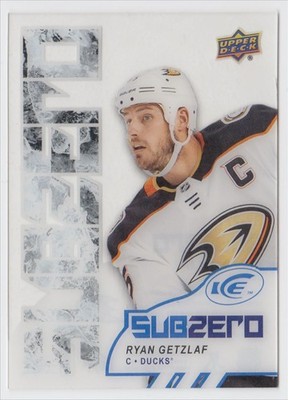 2017-18 Upper Deck Ice Sub Zero Ryan Getzlaf Anaheim Ducks #SZ-27