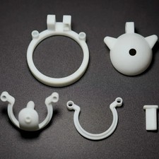 Sissy Male Chastity Cage Device CB Lock Ring with PA Tube Abstinence
