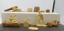 Conte Collectibles Resin Alamo  Figures and Accessories: 12 pieces