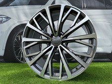 4x R20 Inch 5x112 Audi A6 S Line Style Grey Polished Wheels: Fits Per A4, A8