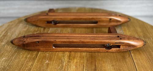 VTG D.T Dudley & Son Co Wilksonville Mass Wood Loom Shuttle & Yarn Spool Bobbin - Picture 3 of 9