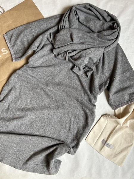 Women Altea Dress Grey Wool/Cashmere 38 / M / 46