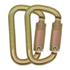 Auto Locking Carabiner Clip Heavy Duty Climbing Carabiner 45KN 10000 IBS Twis...