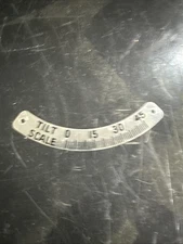 Craftsman Table Saw 8" 103 Series King Seeley Tilt Angle Label from 103.24242 A