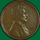 1931-D Lincoln Wheat Cent Extremely Fine XF Coin #41975