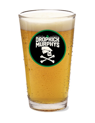 Dropkick Murphys (1996) 16oz Pint Beer Glass Rock and Roll Handmade Barware 2026