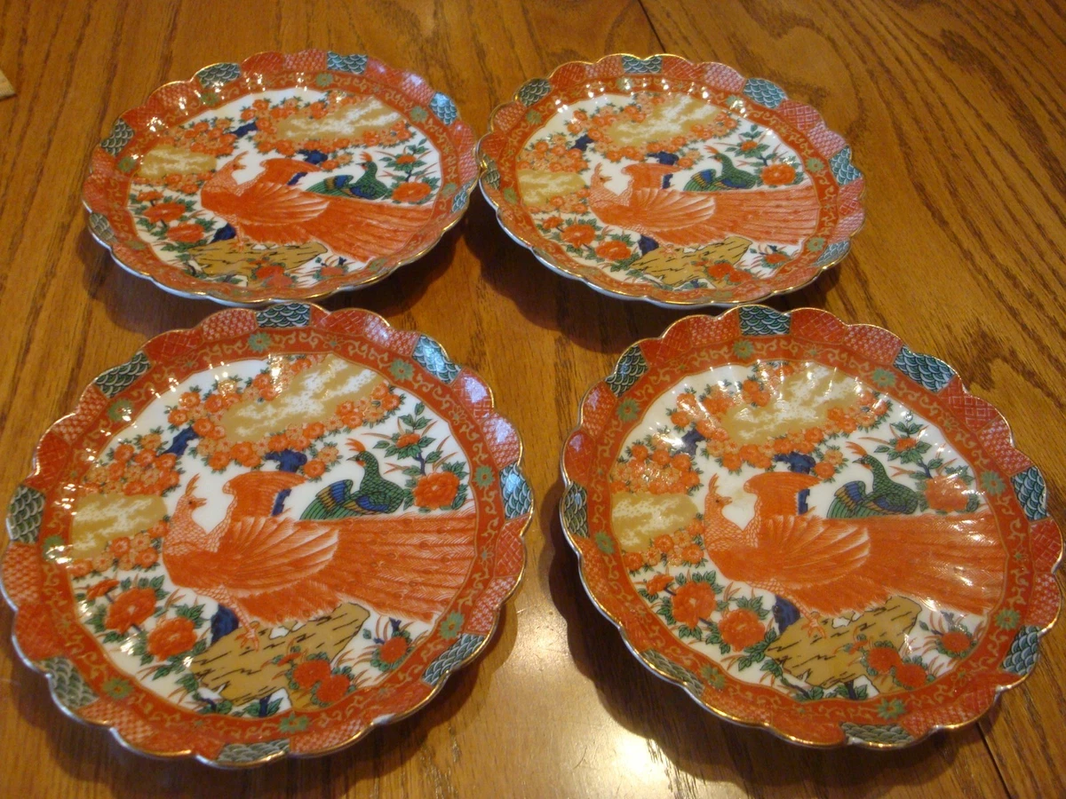 Peacock Plate In Collectible Japanese Bowls & Plates 1900-Now for