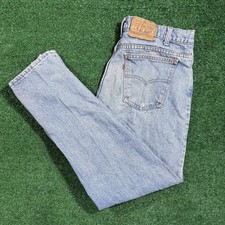 Vintage 90's Levis Jeans Orange Tab 34x29 Distressed Denim Pants 1990