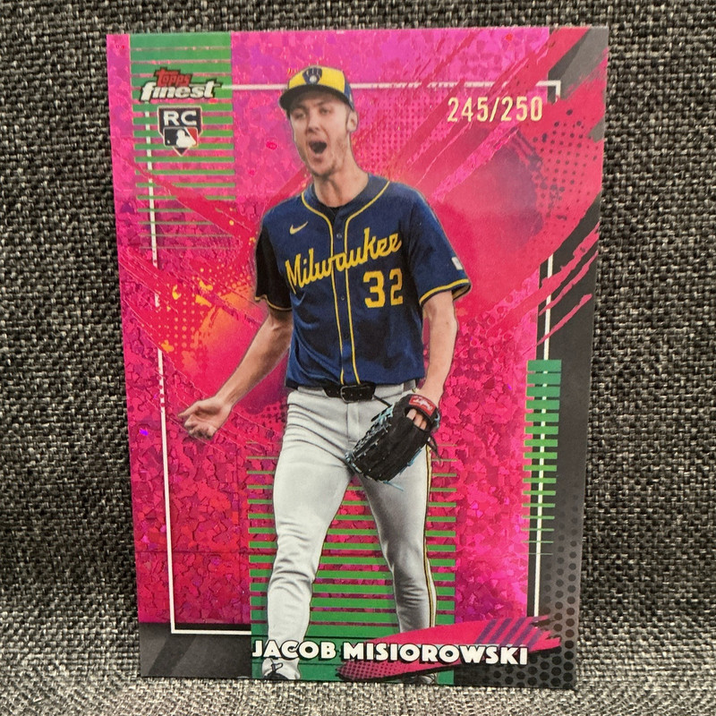 TOPPS: 2026 FINEST JACOB MISIOROWSKI ROOKIE #218 245/250 BREWERS MLB