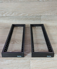 Vintage CD Rack  x2 Hama 22 Table Top Desk  Free Standing Plastic - Used Good