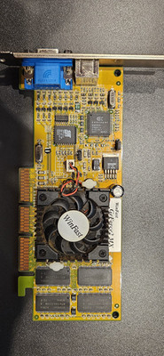 Leadtek WinFast GeForce2 MX AGP Grafikkarte 32/64MB VGA TV-Out Retro Windows 98