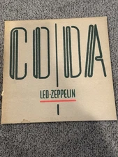 LED ZEPPELIN Coda Vinyl LP 1982 First Press Swan Song 90051-1