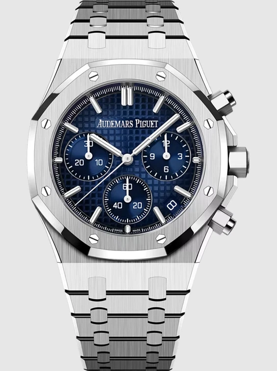 AUDEMARS PIGUET (AP) Audemars Piguet Royal Oak 26240BC.OO.1320BC.04 18k 2025 quadrante blu fumè uomo 41MM