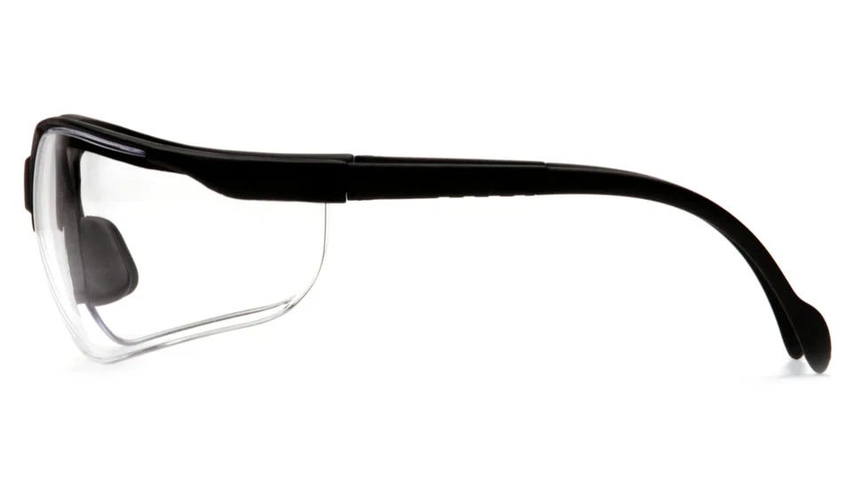 GAFAS DE SEGURIDAD PYRAMEX VENTURE II MARCO NEGRO CON LENTE ANTINIEBLA TRANSPARENTE SB1810ST Foto 3 de 4