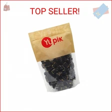 Yupik Dark Chocolate Covered Soft Toffees 17.6 oz, Miniature Bars, Rich Dark Cho
