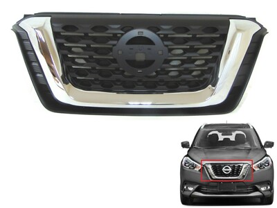 For 2018-2020 Nissan Kicks Grille S SV Front Bumper Upper Grille 62310-5RB0A