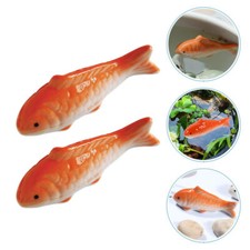 2Pcs Aquarium Floating Fish Ornament Fish Tank Decoration Fish Tank Statue