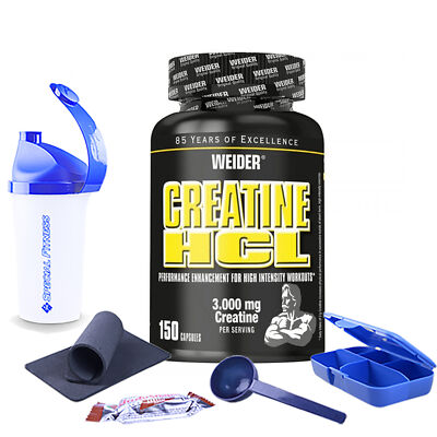 148,9/kg ++ Weider Creatine HCL (150 Kapseln) + BONUS wählbar ++