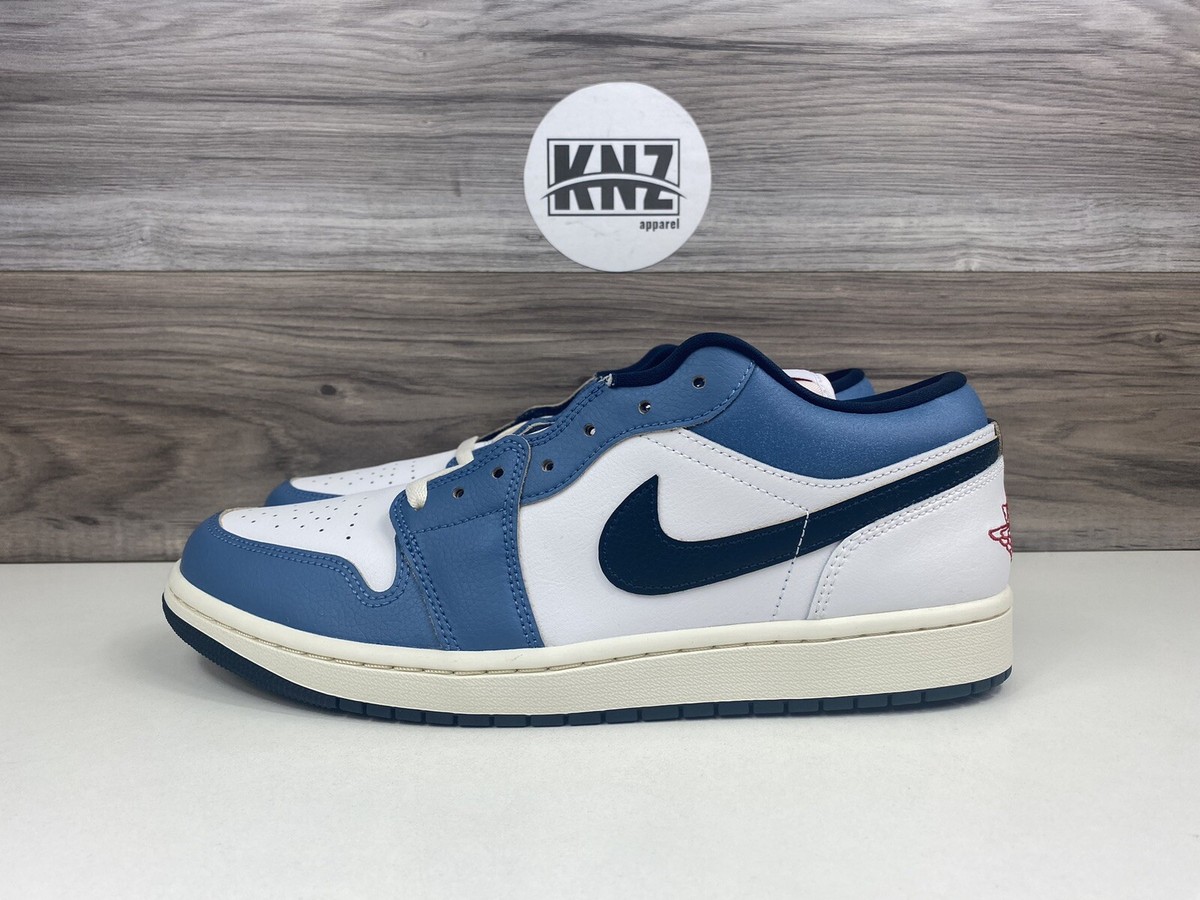 Nike Air Jordan 1 LOW SE 'Armory Blue' White Black Red HM3711 144