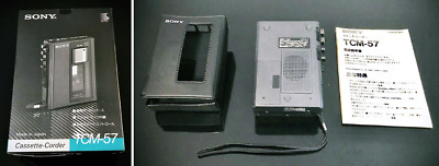美品 完動品SONY TCM-57 Sony TCM-57 Cassette Recorder Vintage Operation confirmation With