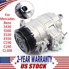 Ac Ac Compressor For Mercedes Benz S430 S500 E320 E350 C230 C240 Cl500 Wclutch Ac Ac Compressor For Mercedes Benz S430 S500 E320 E350 C230 C240 Cl500 Wclutch