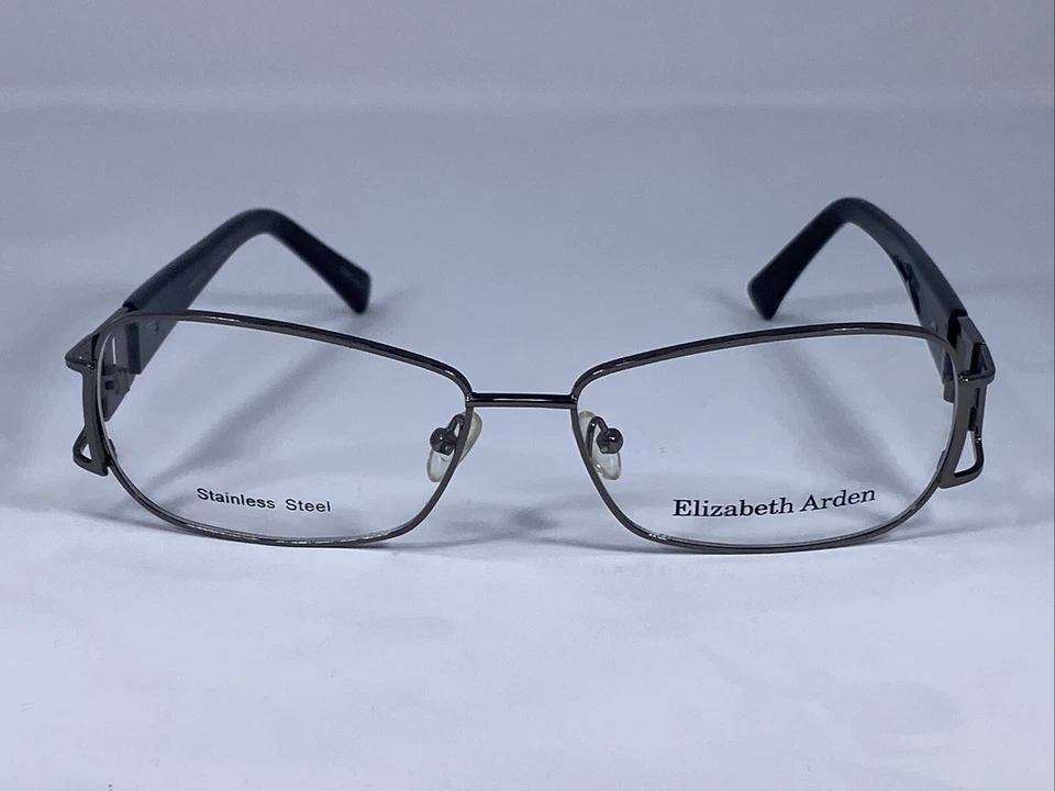 ELIZABETH ARDEN EA1075A-2 NOS Gunmetal/Black 56-15-135 Eyeglasses Frame - Image 2 of 4