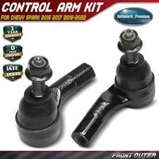 2x Front Outer Tie Rod End for Chevy Spark 2016 2017 2018 2019 2020 2021 2022